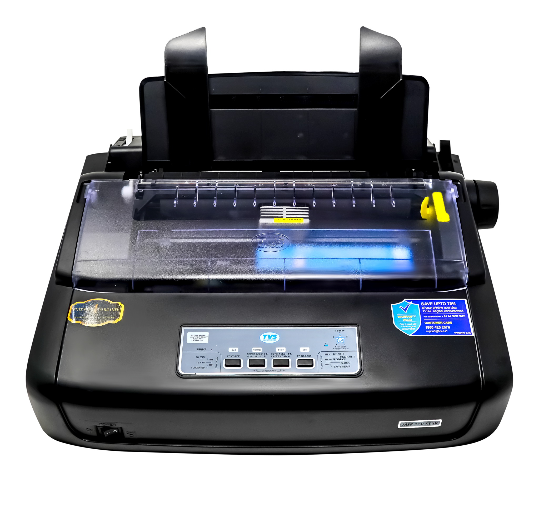 TVS MSP 270 Dot Matrix Printer – Refurbished